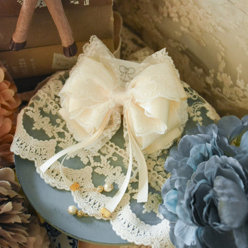 <01003>Fairy Papillon Clip White
