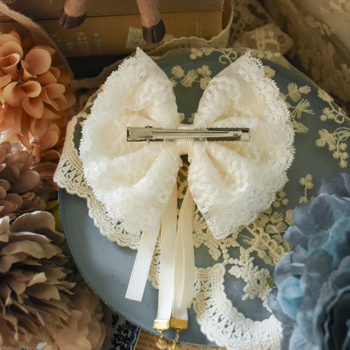 <01003>Fairy Papillon Clip White