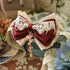 <01005>SAKURA&Classical Lace Clip Red