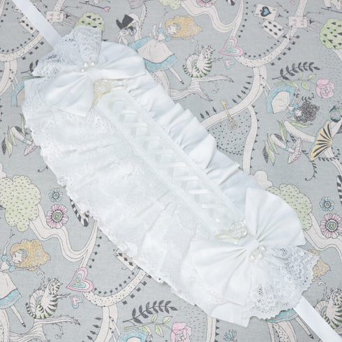 <02001>Volume half bonnet white