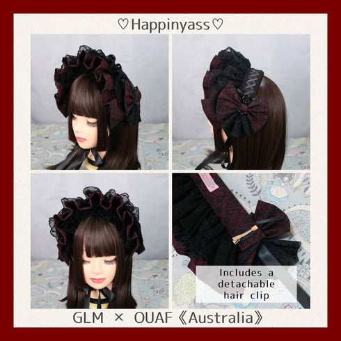 <02003>Volume half bonnet red