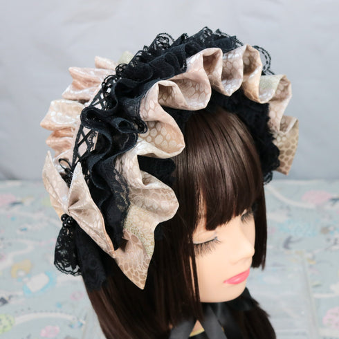 <02004>Volume half bonnet gold