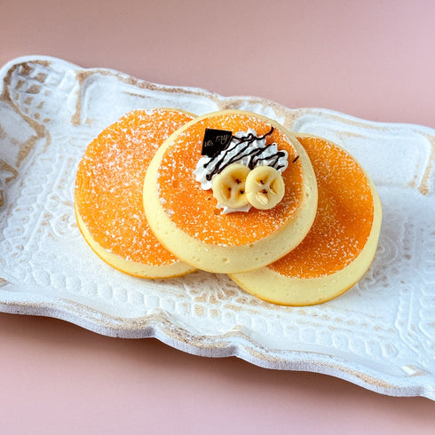 <02005>ふわふわバナナパンケーキのバレッタ