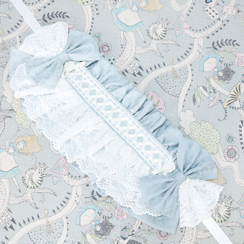 <02006>Volume half bonnet blue gray