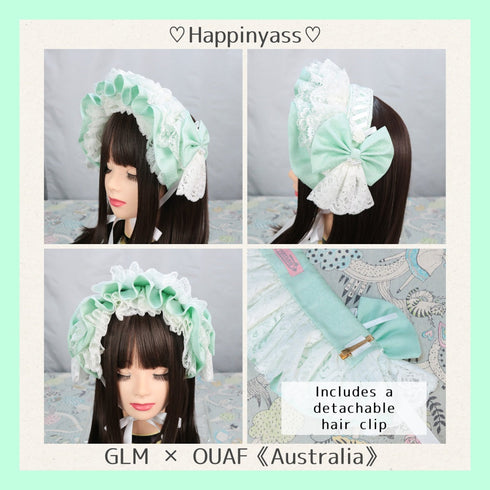 <02007>Volume half bonnet mint