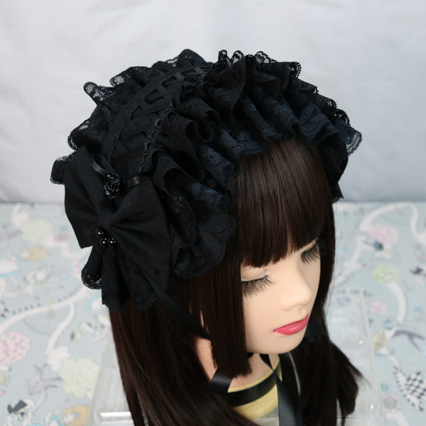 <02010>Headdress black