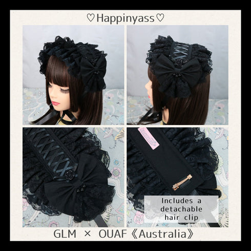 <02010>Headdress black