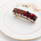<02011>ダークベリーチョコケーキのバレッタ