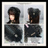 <02011>Headdress black x gold