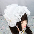<02013>Headdress white strawberry