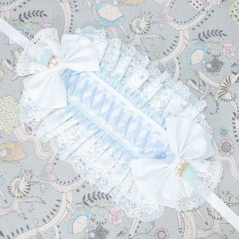 <02015>Headdress saxe strawberry
