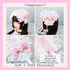 <02016>Headdress pink flower × butterfly