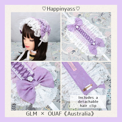 <02018>Headdress lavender