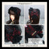 <02023>Headdress black x red