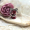 <03004>Afternoon tea stand necklace(Bordeaux・Silver)