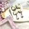 <03011>Antique Victorian Earring (White)
