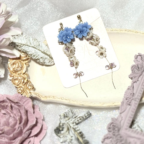 <03013>Night Cherry Blossom Earring(YOZAKURA)