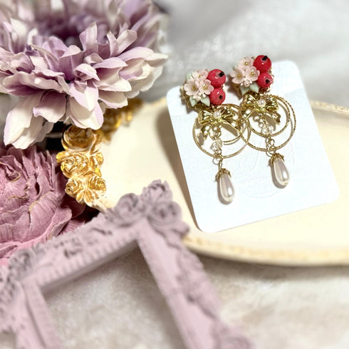 <03020>Apple Earring