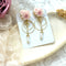 <03024>Flower Bouquet Earring (Blush Pink)