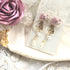 <03026>Flower Bouquet Earring (Dusty Pink)