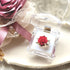 <03033>Single Rose Ring (Red)