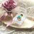 <03041>Single Rose Ring (Turquoise Blue)