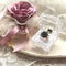 <03044>Single Rose Ring (Black)