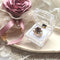 <03046>Single Rose Ring (Brown)