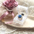 <03047>Single Rose Ring (Royal Blue)