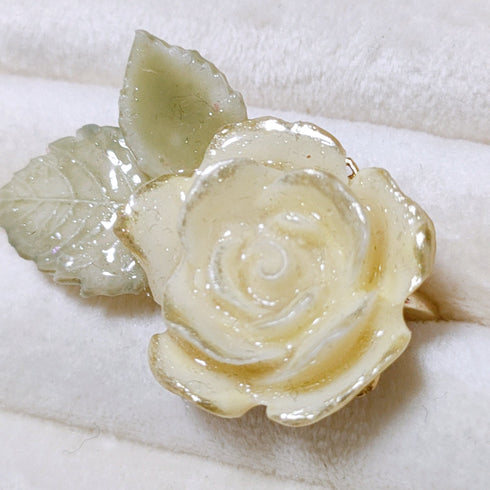 <03051>ローズリング ライトイエロー