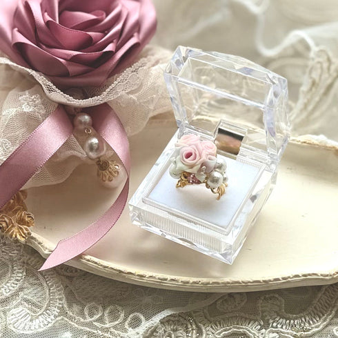 <03064>Premium Bouquet Ring (Rainbow)