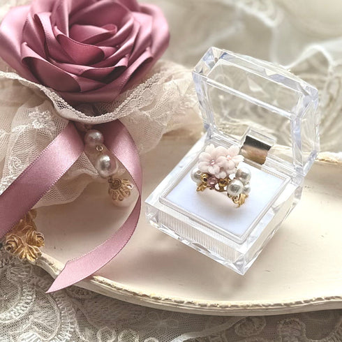 <03065>Premium Bouquet Ring (Cherry Blossom)