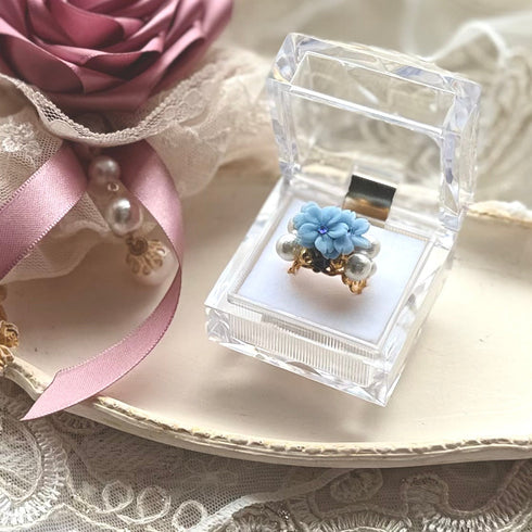 <03066>Premium Bouquet Ring (Night Cherry Blossom)