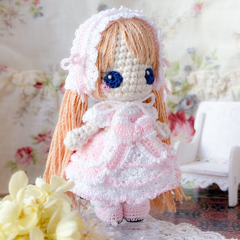 <04012>Pink Princess Doll Dress Set