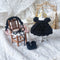 <04014>Absolute Black Princess Doll Dress Set
