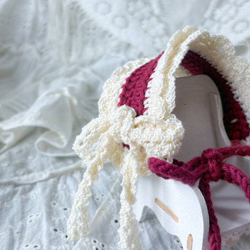 <04018>Bordeaux Princess Doll Dress Set
