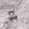 <05005>Chandelier-style clip earrings