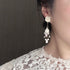<05005>Chandelier-style clip earrings