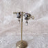 <05013>Lavender rose collage clip earrings