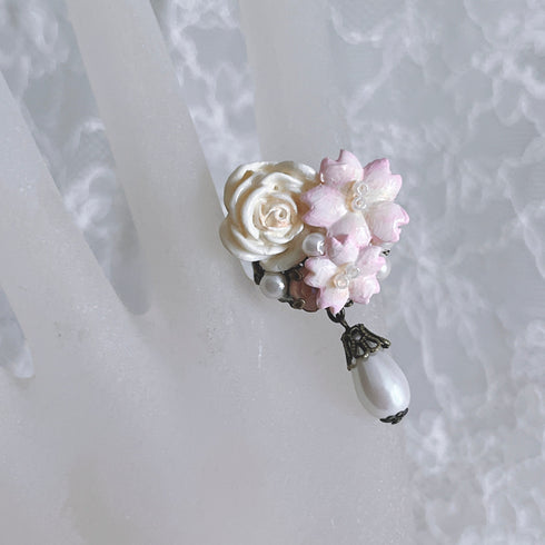 <05019>SAKURA collage ring