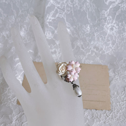 <05019>SAKURA collage ring