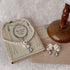 <05020>White rose and dusty pink pearl necklace