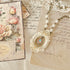 <05025>Rose frame pendant