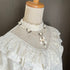 <05030>Ribbon drape necklace