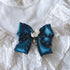 <05031>Frill Ribbon Clip (blue)