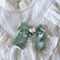 <05032>Frill Ribbon Clip (green)