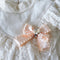 <05033>Frill Ribbon Clip (Peach)