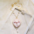 <06005>Ribbon and Teapot Necklace, Pink