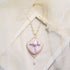 <06006>Ribbon and Teapot Necklace, Lavender