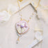 <06008>Ribbon and Teapot Necklace, Mint Green